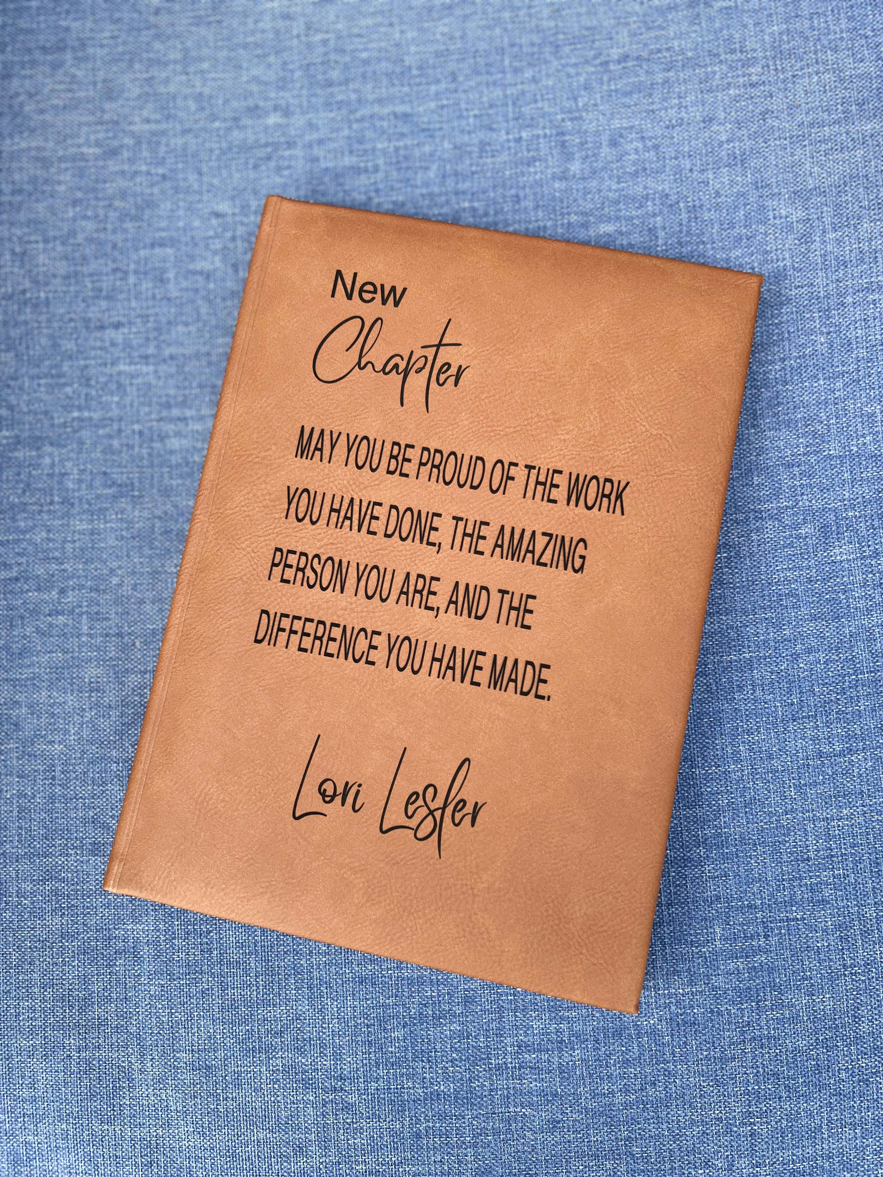 Personalized Engraved Leatherette Journal image 0