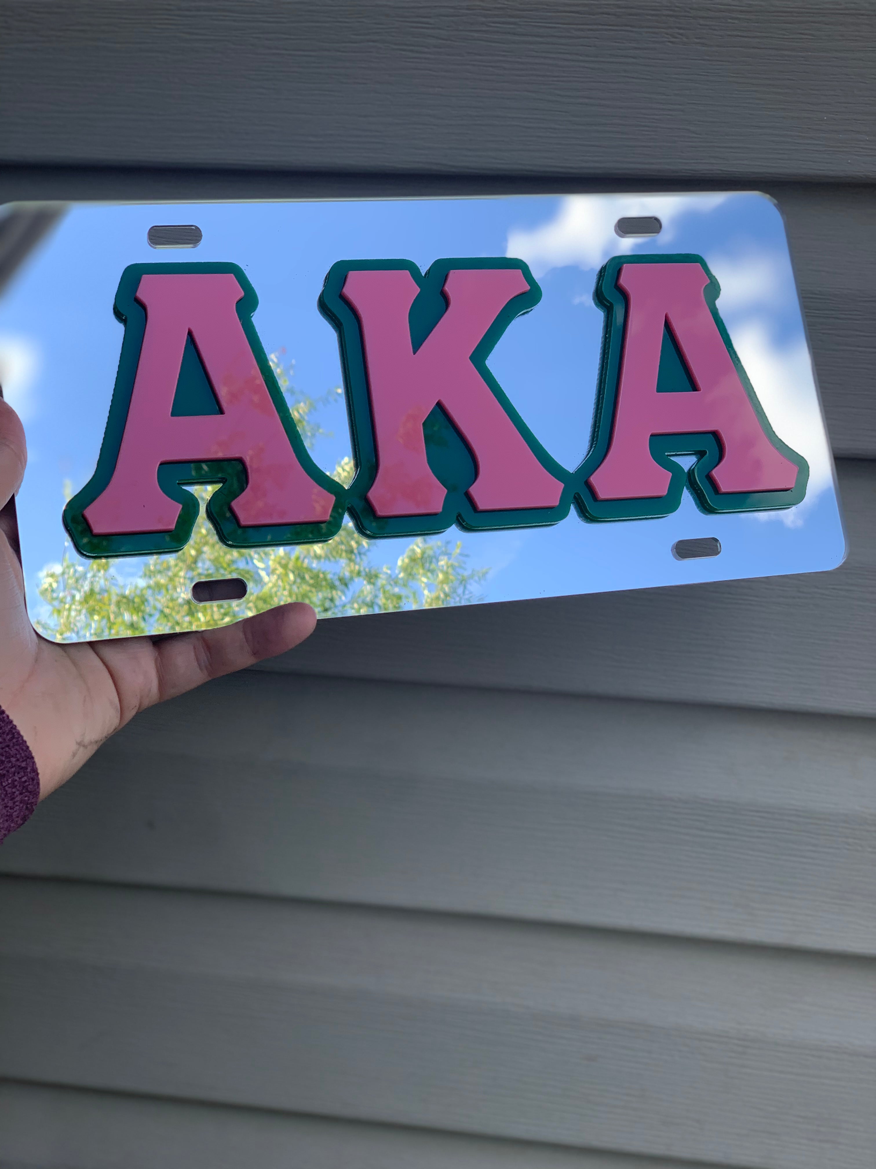 Custom Acrylic License Plate image 0