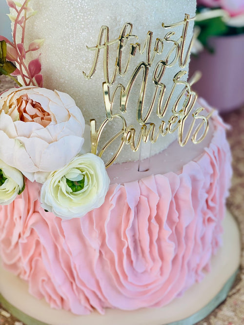 Acrylic Cake Topper or Charm image 1