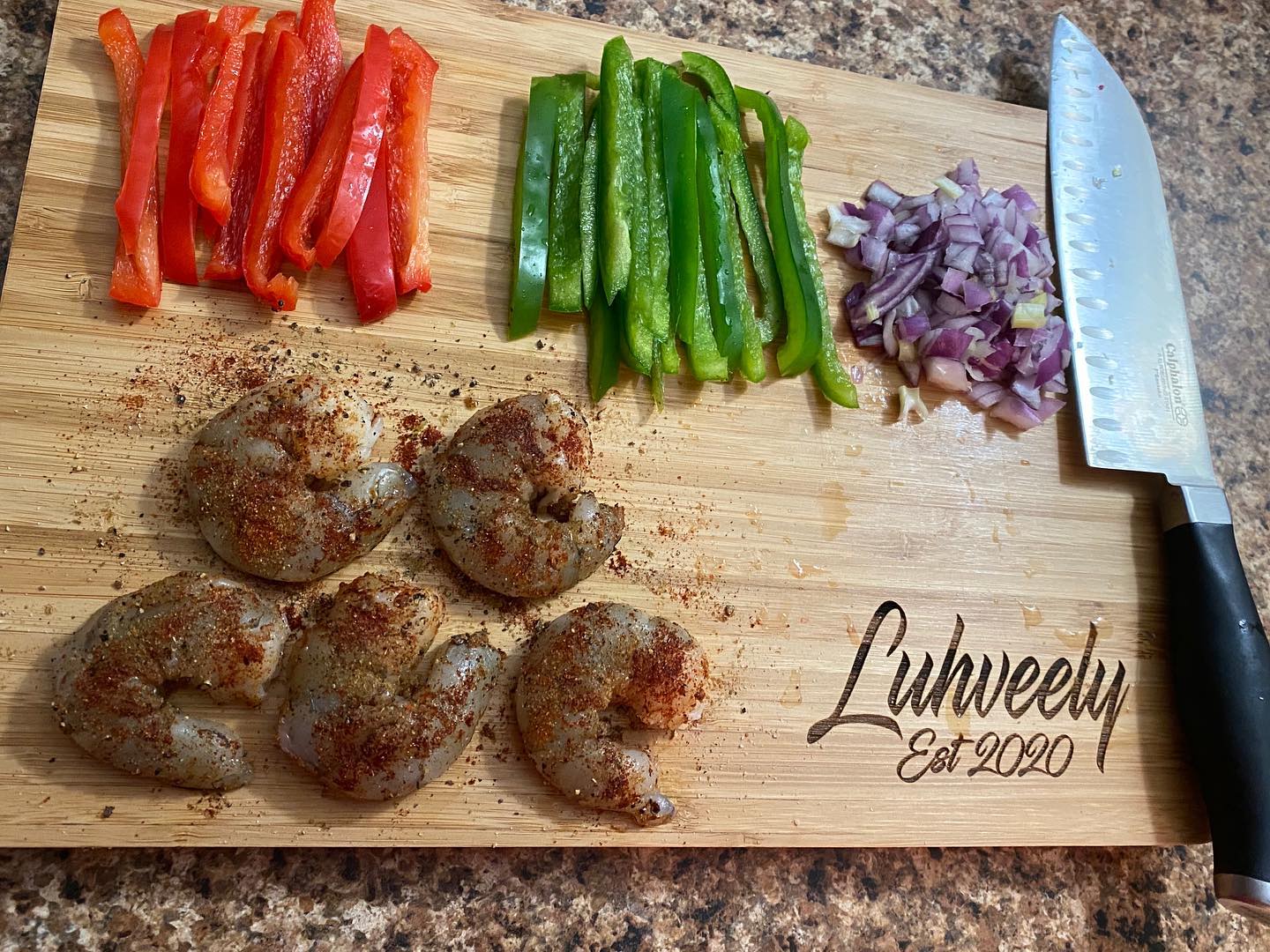 Personalized Bamboo Cutting Board image 0