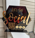 Social Media QR Code Sign image 0