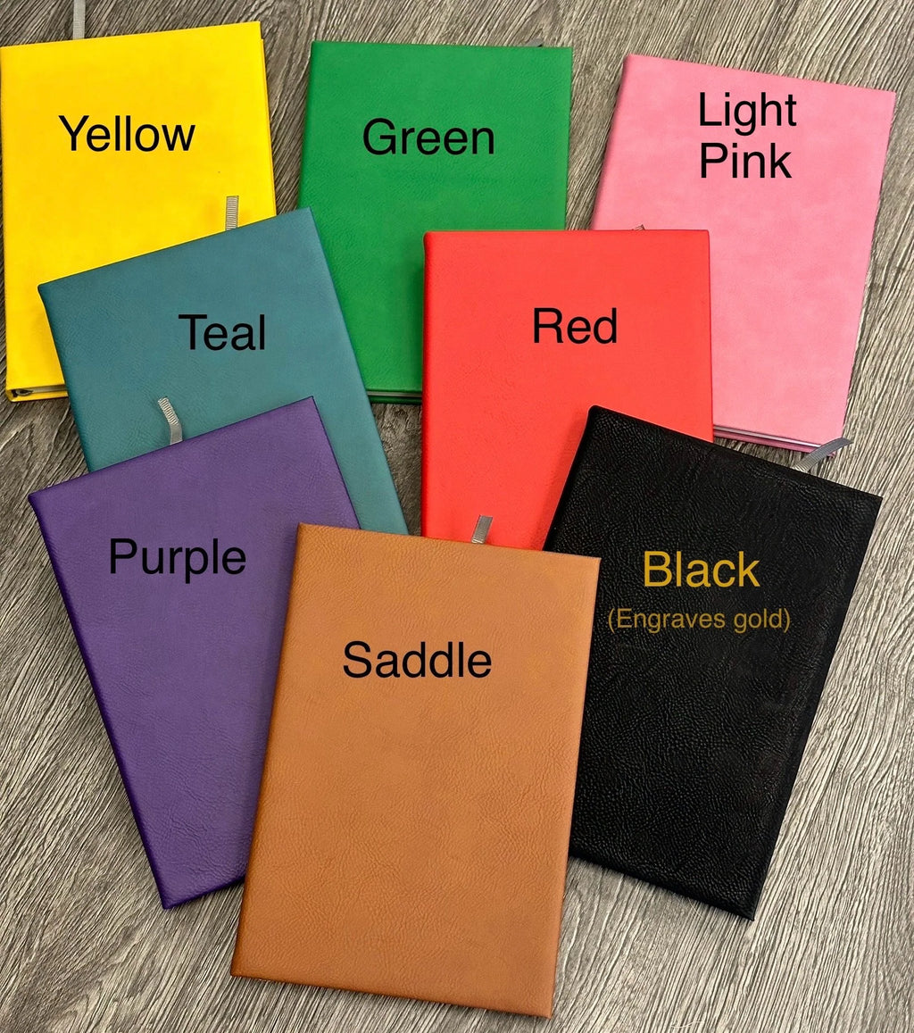 Personalized Engraved Leatherette Journal image 1