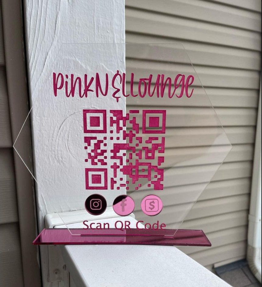 Social Media QR Code Sign image 6