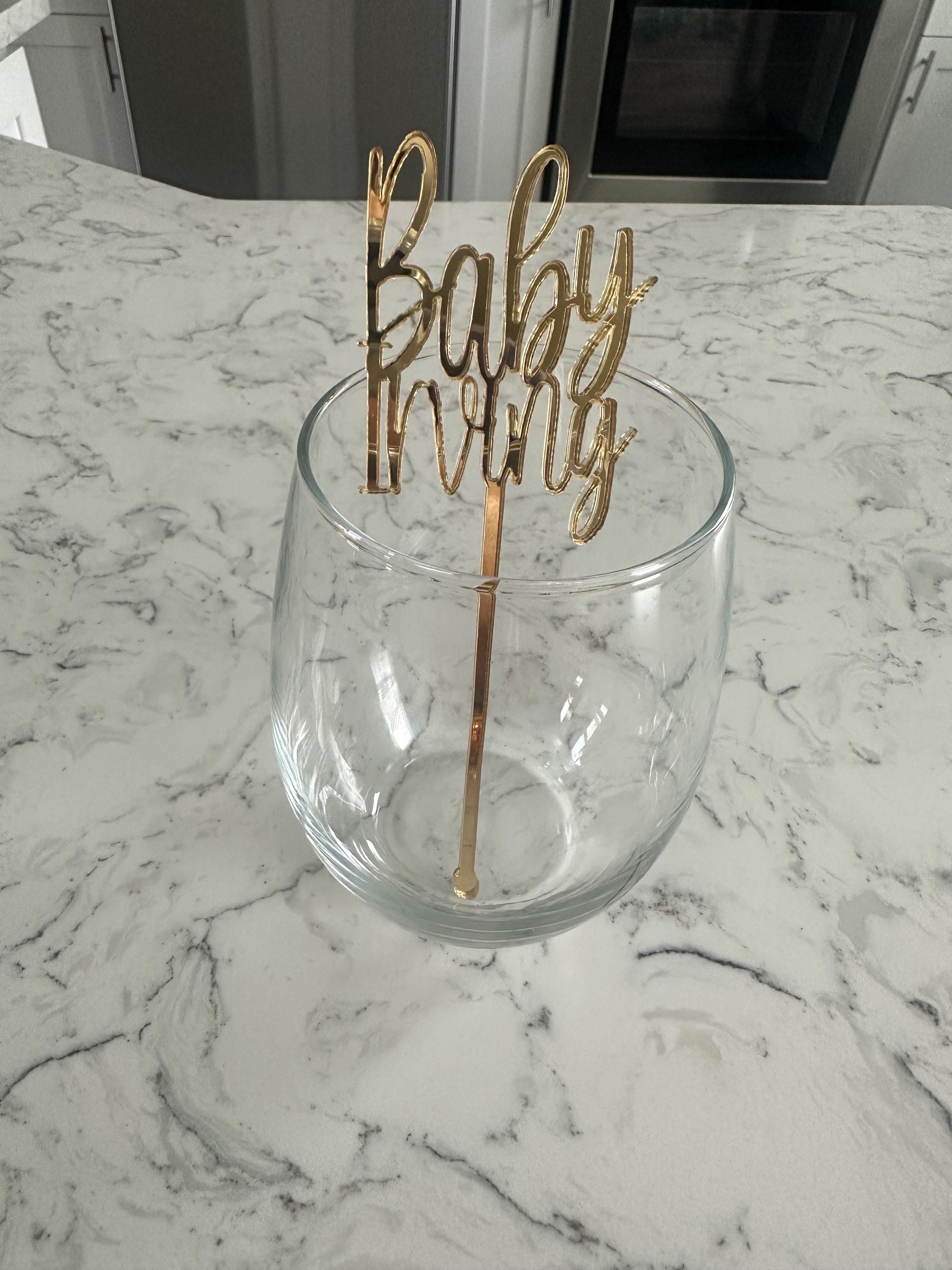 Personalized Acrylic Drink Stirrer image 0