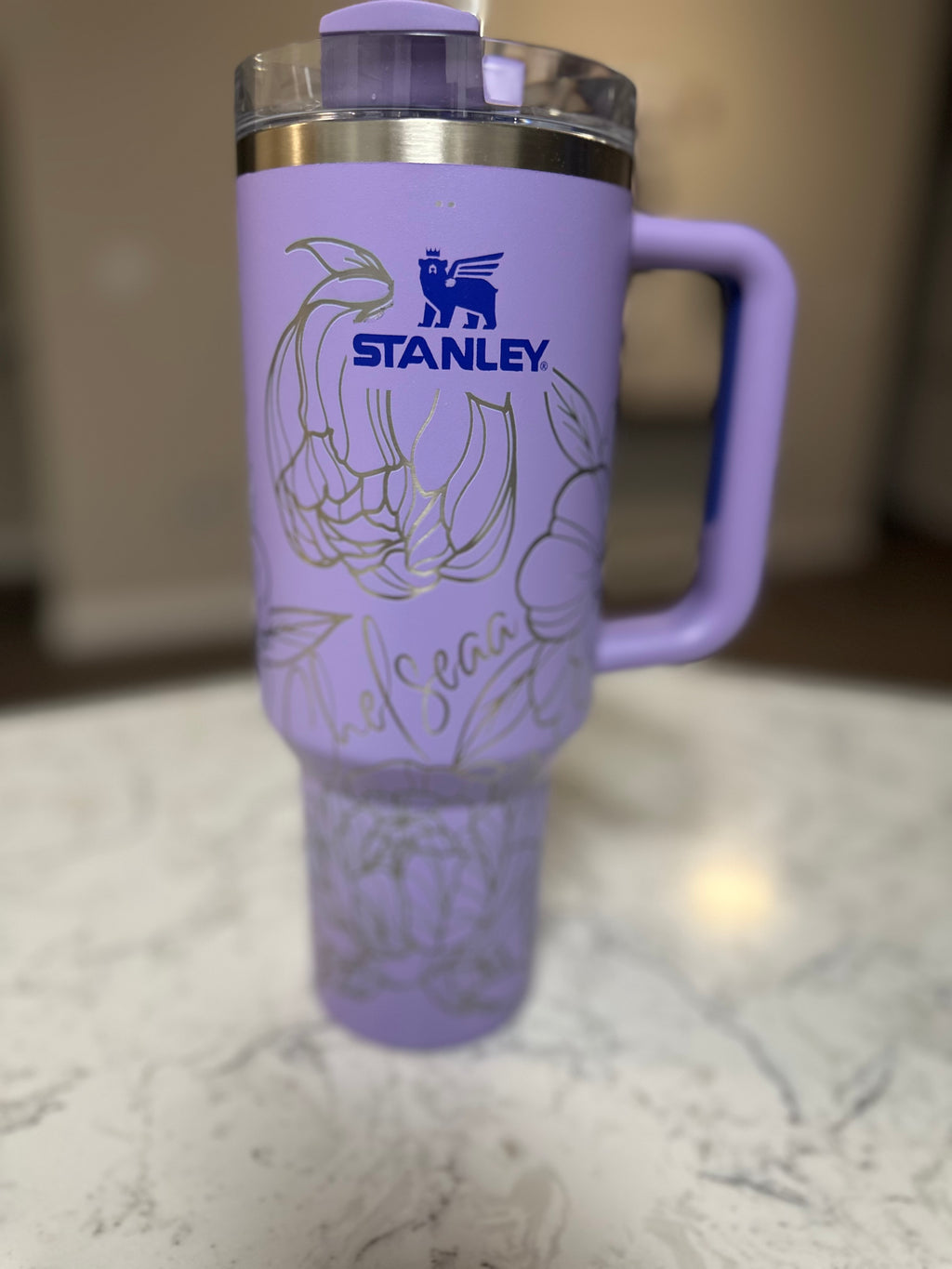 Custom Laser Engraved 40 oz Stanley Tumbler image 0