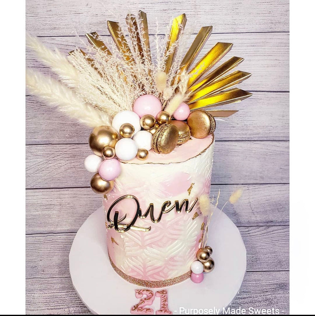 Acrylic Cake Topper or Charm image 6