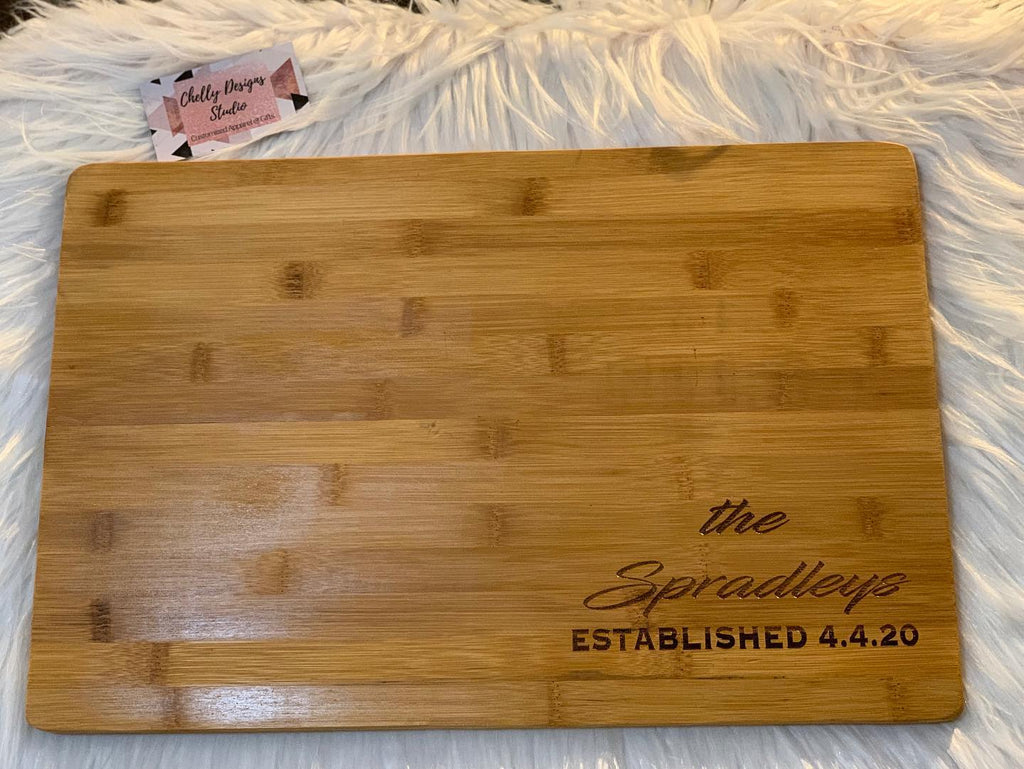 Personalized Bamboo Cutting Board image 2